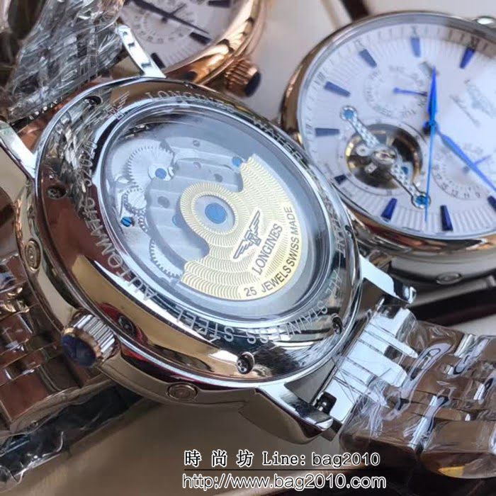 LONGINES浪琴 獨家首發多功能新款 精品男士腕表 WSS1685